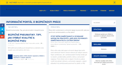 Desktop Screenshot of bezpecnostprace.info